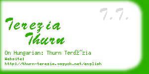 terezia thurn business card